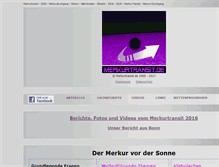 Tablet Screenshot of merkurtransit.de